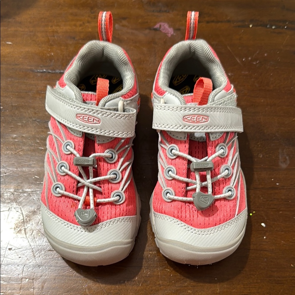 Keen Pink and Gray Sneakers Lightweight Athletic Design